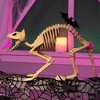 Skeleton Cat Halloween Decoration – 18" x 5.5" x 10.25" - 2 of 3