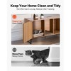 VEVOR Cat Litter Box Enclosure Furniture, 47.2in Hidden Litter Box Cabinet with Scratch Pad&Storage, Waterproof Cat Washroom End Table Cat House,Brown - 3 of 4