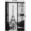 Trends International The Eiffel Tower - Gate VIew Unframed Wall Poster Prints - 3 of 4