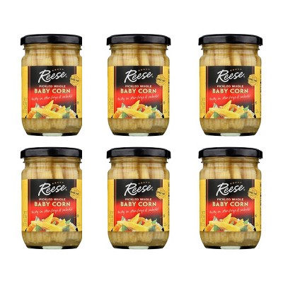 Reese Pickled Whole Baby Corn - Case of 6/7 oz