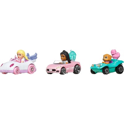 Hot Wheels RacerVerse Barbie Diecast Toy Car - 3pk Style 2