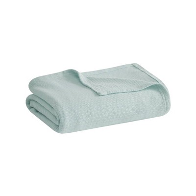 Freshspun Basketweave Cotton Bed Blanket : Target
