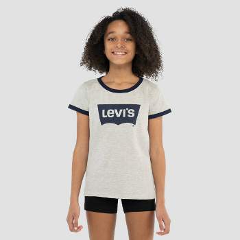 Levi's® Girls' Short Sleeve Oversized Batwing Graphic T-Shirt