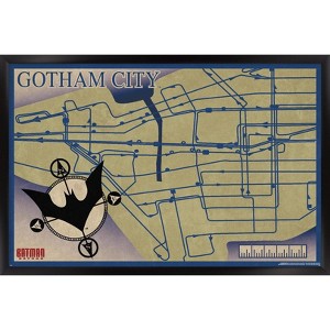 Trends International DC Comics TV Batman Beyond - Map Framed Wall Poster Prints - 1 of 4