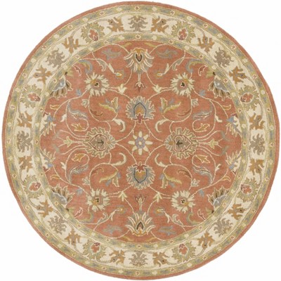 Hauteloom Caesar Hand Tufted Burnt Orange 1124 Wool Carpet