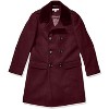 Isaac Mizrahi Boys Double Breasted Velvet Collar Wool Blend Peacoat - 2 of 4