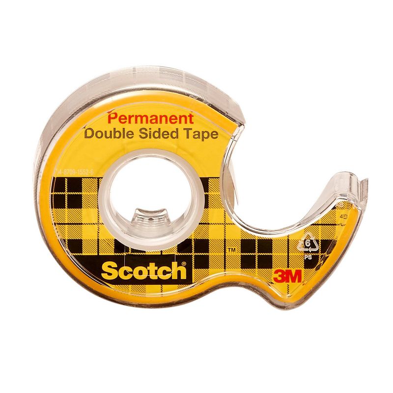 Scotch 3pk Double Sided Tape 1/2&#34; x 250&#34;, 2 of 10