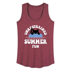 Women's - Instant Message - Unrestrained Summer Fun Graphic Racerback Tank - 1 of 4