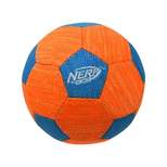 NERF X-Weave Soccer Squeak Ball Dog Toy - Orange/Blue - S