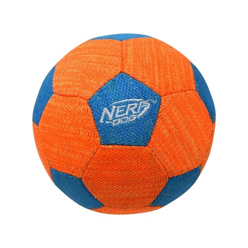 Nerf Dog RUBBER SQUEAK CRUNCHABLE CHECKER BALL Dog Toy 4" & 2.5" Colors Vary 