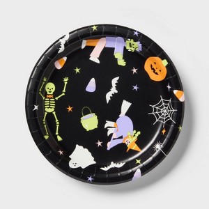 20ct Halloween Monster Party Snack Plate - Spritz™ - 1 of 3