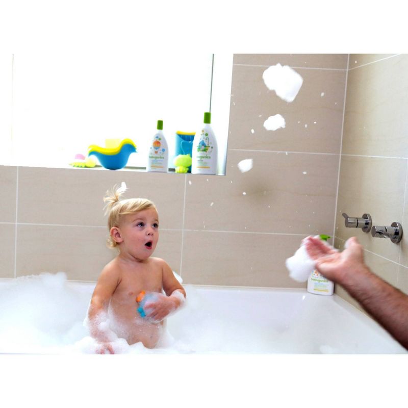 Babyganics Baby Shampoo + Body Wash Pump Bottle Orange Blossom - 16 fl oz Packaging May Vary, 3 of 7