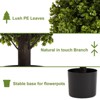 Racxily 22in Boxwood Ball Shaped Artificial Topiary Shrubs Tree in Pot for Home and Garden Decoration 2pcs/set - 3 of 4