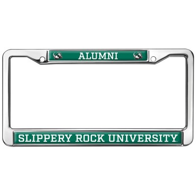 Slippery Rock University Alumni Full Size Standard License Plate Metal Frame
