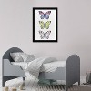 13" x 19" Butterfly Set Animals Framed Wall Art Purple - Olivia's Easel: Modern Decor, Digital Print, Black Plastic Frame, Wire Mount - 4 of 4