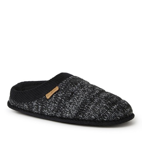 Dearfoams Men's Asher Marled Knit Clog Slipper : Target