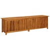Storage Box Brown Solid acacia wood with an oil finish, polyethylene vidaXL - 2 of 4