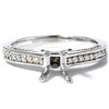 Pompeii3 14K 5/8ct Diamond Engagement Semi Mount Setting Ring - 2 of 4