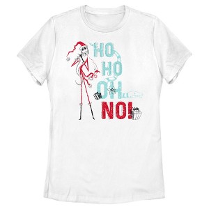 Women's The Nightmare Before Christmas Ho Ho Oh No Sandy Claws T-Shirt - 1 of 4