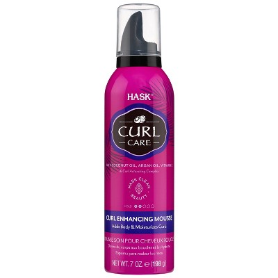 Hask Curl Care Enhancing Mousse - 7 fl oz