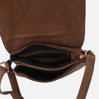 MKF Collection Crossbody Bag in Vegan Leather with Multiple Pockets, Jasmine – MKF Collection by Mia K – Red — фото 7
