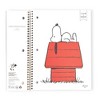 Yoobi 8"x10.5" Peanuts 1 Subject Notebooks Wide Ruled with Pen Red Snoopy Doghouse - 4 of 4