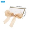 Unique Bargains His and Her Wedding Vows Books Ribbon Card 6.7x4.7 Inch 2 Pcs - 2 of 4