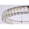 Elegant Lighting Monroe 1 - Light Pendant in  Black - 2 of 4