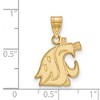 Black Bow Jewelry 14k Yellow Gold Washington State Cougars NCAA Medium Pendant - 2 of 3