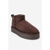 Veyra - Brown Suede Genuine Leather Fur-Lined Platform Ankle Boot (Women) | Forever & Always Shoes - 3 of 4