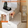 Acekool Vanity Desk Set with LED Mirror, Charging Ports, 6 Drawers, Shelves, Hairdryer Holder & Stool, Adjustable Lighting, White - 3 of 4