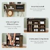 Acekool 31.5" Entryway Set - Wall Mount Coat Rack + Shoe Bench with Storage & Blackboard, Retro Design - 4 of 4