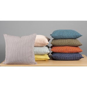 KAF Home Contrast Waffle Decorative Pillow,  20" x 20" - 1 of 4