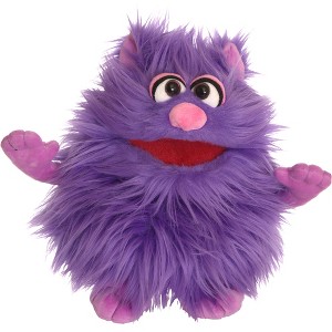 Living Puppets: Mugs The Purple Friendly Monster - 12" Plush Hand Puppet - 1 of 4