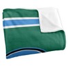 Tulane University Primary Logo Stripes Silky 50x60 Blanket, 1 Sided - 3 of 4