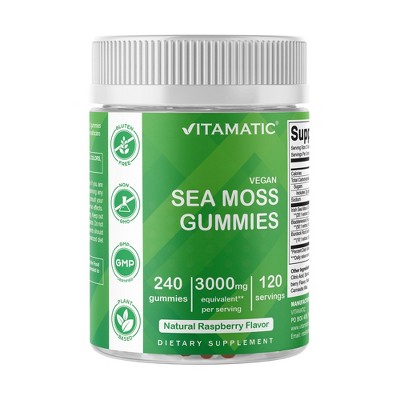 Irish Sea Moss Gummies - 3000 mg - 240 Vegan Gummies