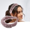 Unique Bargains Women's Rhinestone Faux Crystal Headband Hair Accessories 1.57 Inch Wide 1 Pc - 2 of 4