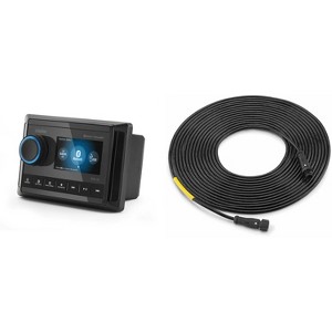 Clarion CMM-30 Marine Source Unit with Color LCD Display & 25' Wired Marine Remote Cable - 1 of 4
