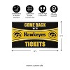 Evergreen Come Back with Tickets University of Iowa 28" x 16" Woven PVC Indoor Outdoor Doormat - 2 of 4