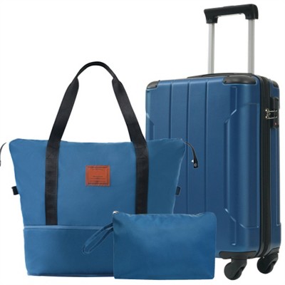 BEAFUP 3-Piece Hardshell Luggage Sets with Wheels and TSA Lock - 20" Carry-on Suitcases for Men and Women
