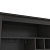 SEVOBAL Wine Racks Bar Cabinet with Open Storage and Built-in Wine Rack for Home Entertainment and Decor, Black, 32.4"*17.72"*38.1" - 3 of 4