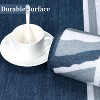 Washable Area Rug Large Modern Bordered Carpet Soft Low Pile Non Slip Stain Resistant Indoor Accent Rug for Living Room Bedroom - 4 of 4
