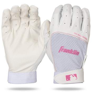 Franklin Sports Teeball Flex Batting Glove - White/Pink XS