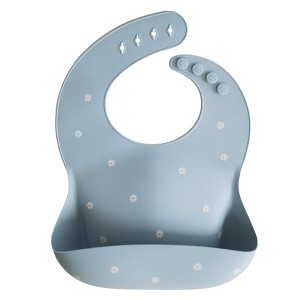 Mushie Silicone Baby Bib - 1 of 4