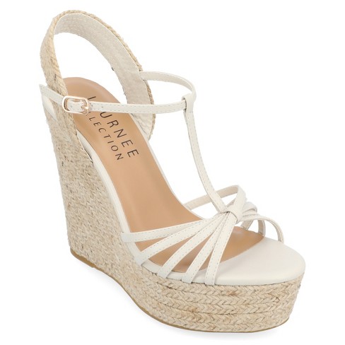 White Lace-Up Espadrilles - Espadrille Wedge - Strappy Espadrille - Lulus