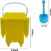 4E's Novelty 4 Sets Castle Beach Bucket & Shovel, Sand Castle Building Kit for Kids - 4 of 4