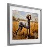 Stupell Industries White Spotted Bird Dog Framed Print Under Glass Art - 2 of 4
