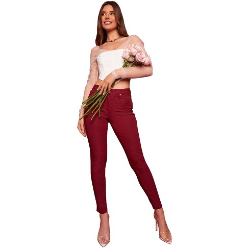 Red skinny jeans fashion target