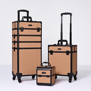 Byootique 3-Piece Makeup Train Cases Cosmetic Organizer Kit Rococo - 1 of 4