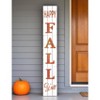 HomeRoots 72" White And Orange Solid Wood Happy Fall Porch Sign - 2 of 4